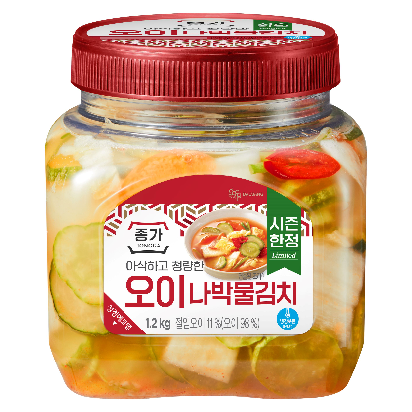 대상 종가, ‘오이나박물김치’ 선보여