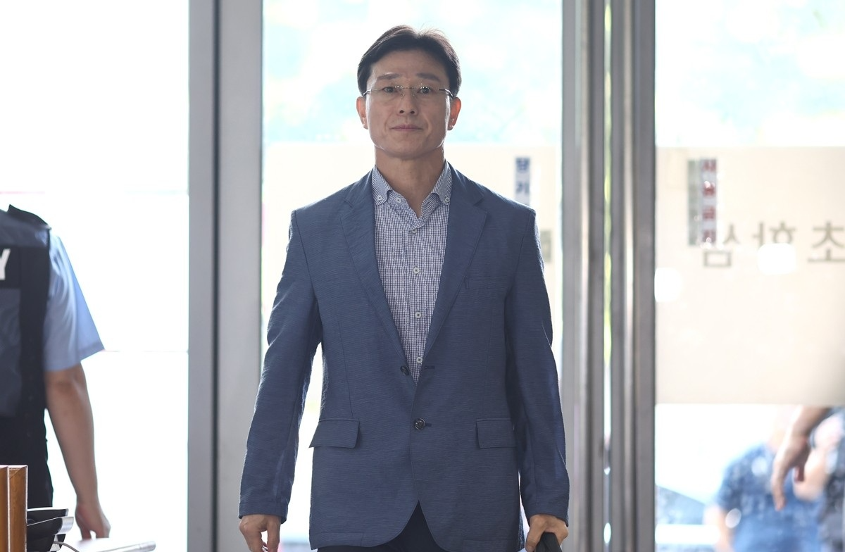특검 출석하는 임성근 전 사단장(사진=연합뉴스)
