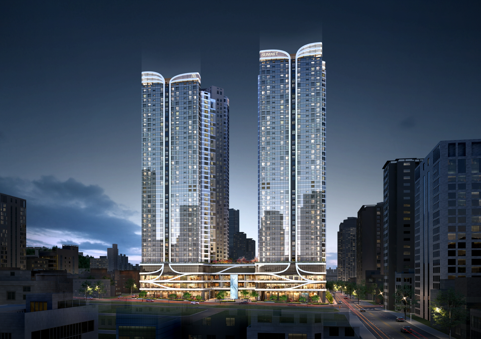 서면 써밋 더뉴 투시도.(사진=대우건설)