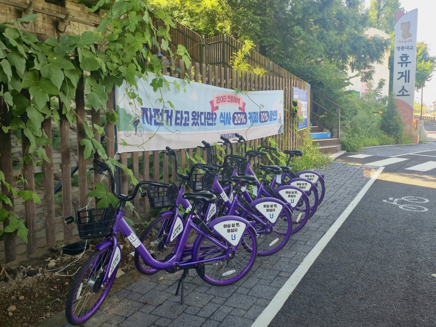 풀무원푸드앤컬처, 친환경 공유자전거존 설치