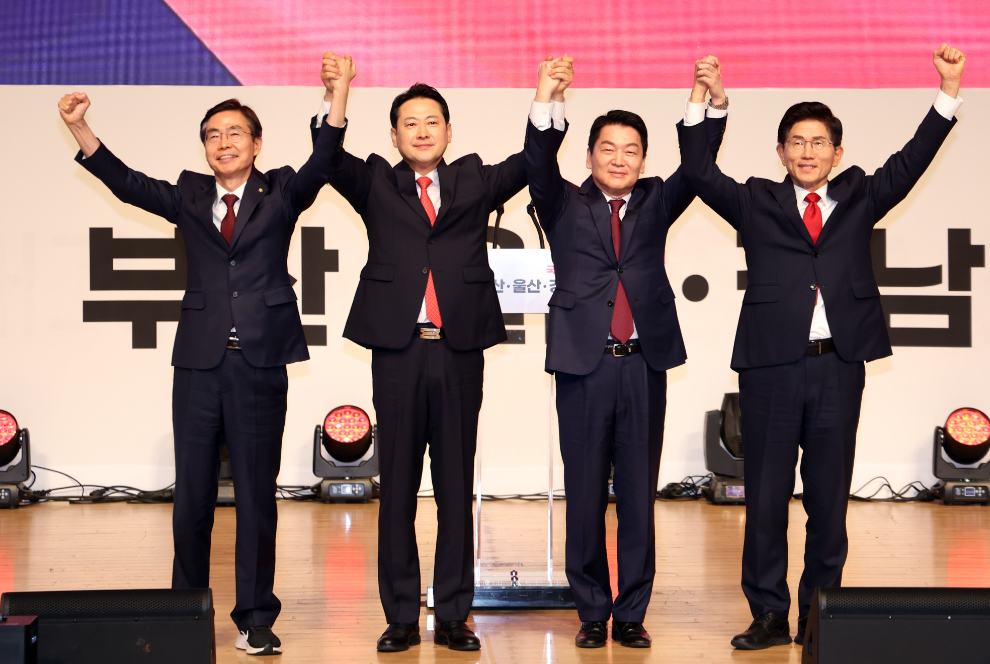 국민의힘 당 대표 후보들(사진=연합뉴스)