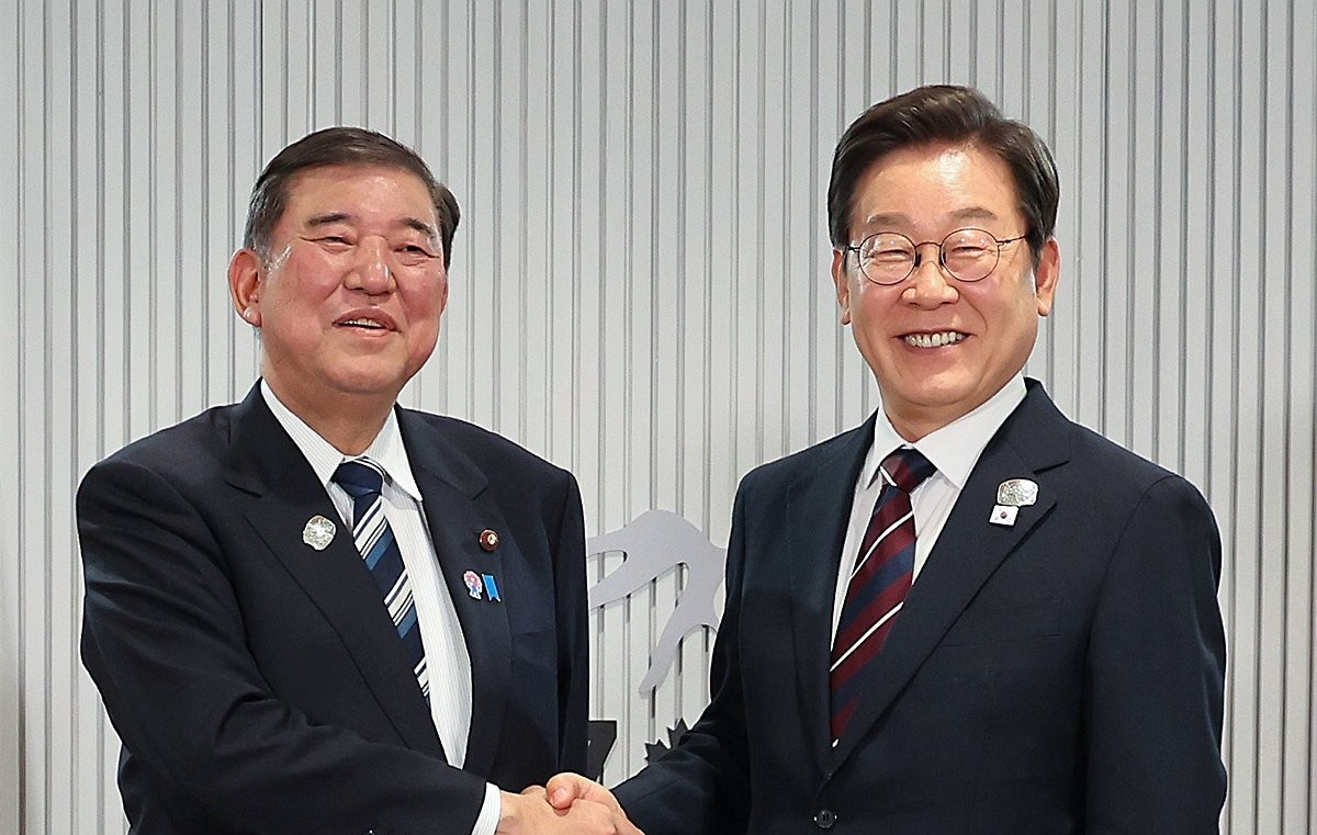 이재명 대통령과 이시바 일 총리(사진=연합뉴스)