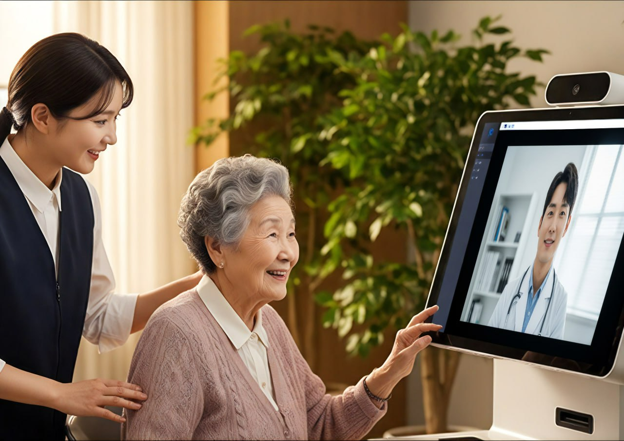AI 비대면 시니어 헬스케어 서비스.(사진=비트컴퓨터)