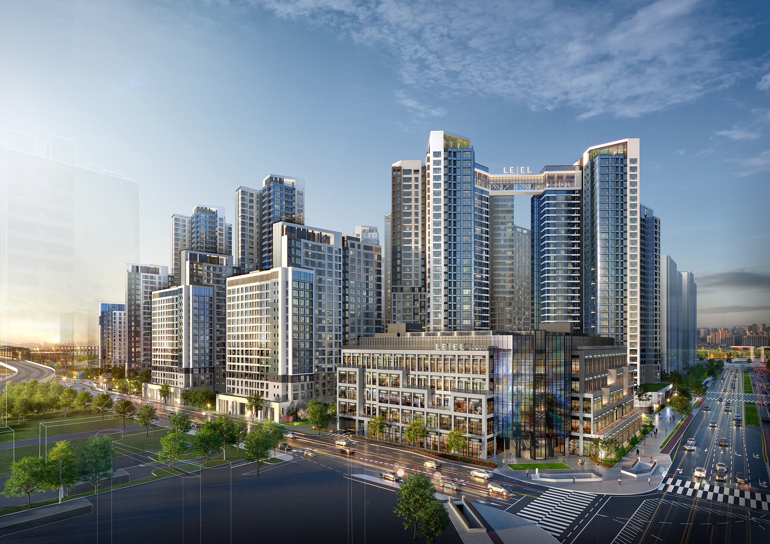 잠실 르엘 투시도.(사진=롯데건설)