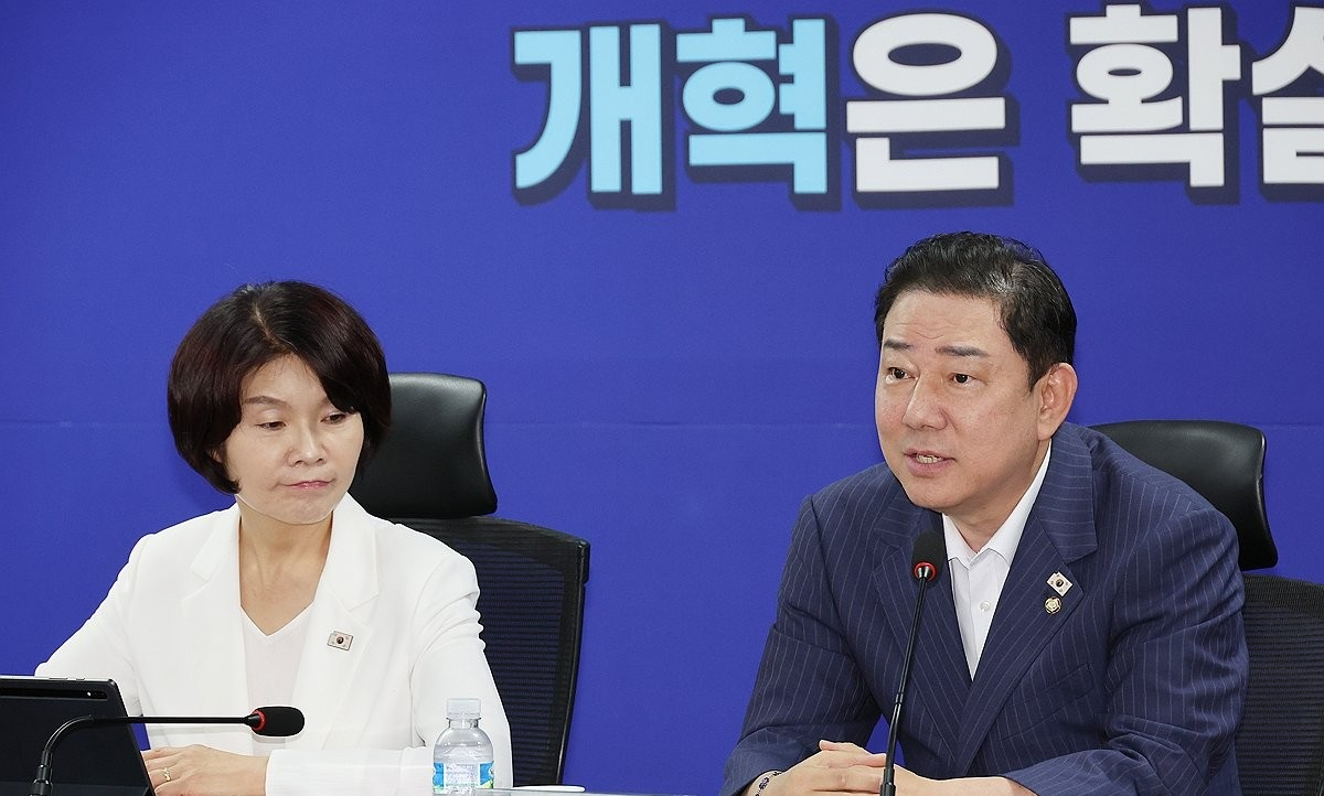 발언하는 김병기 원내대표(사진=연합뉴스)