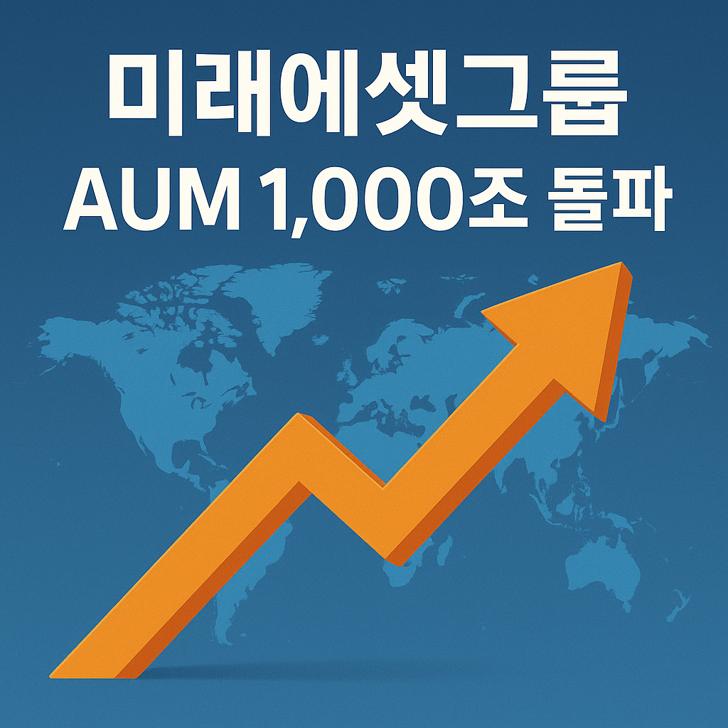 미래에셋그룹, 고객자산 1000조 돌파