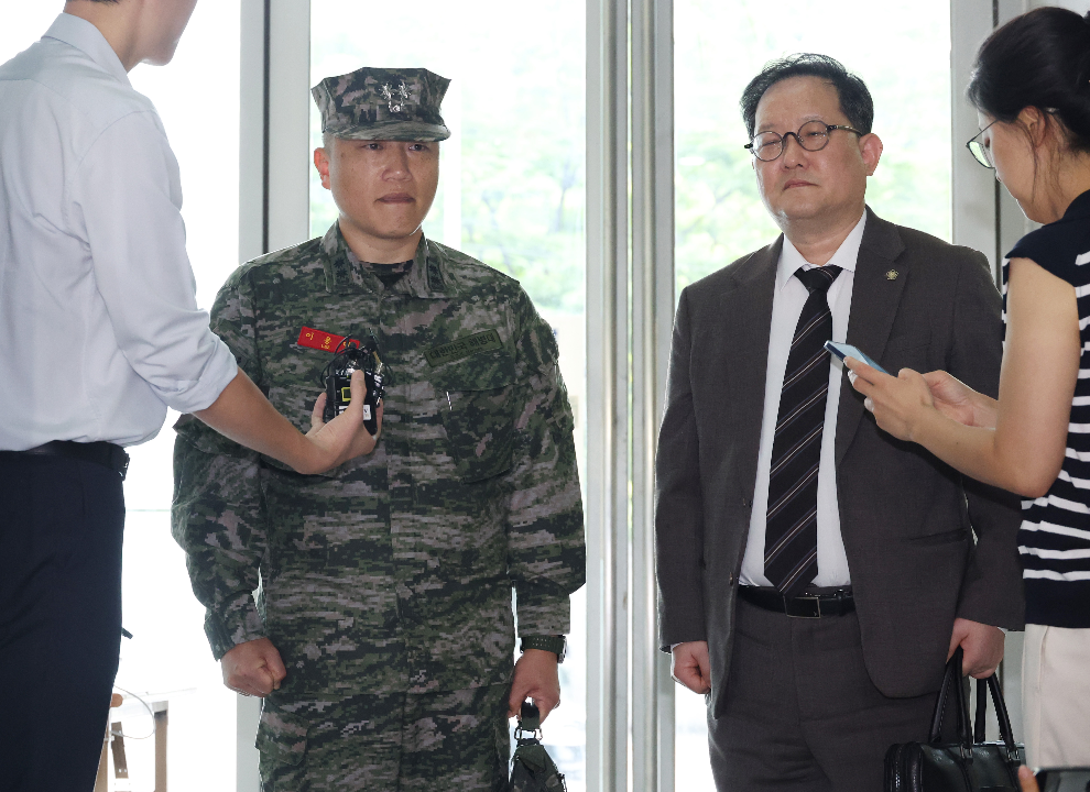 채상병의 전 대대장(사진=연합뉴스)