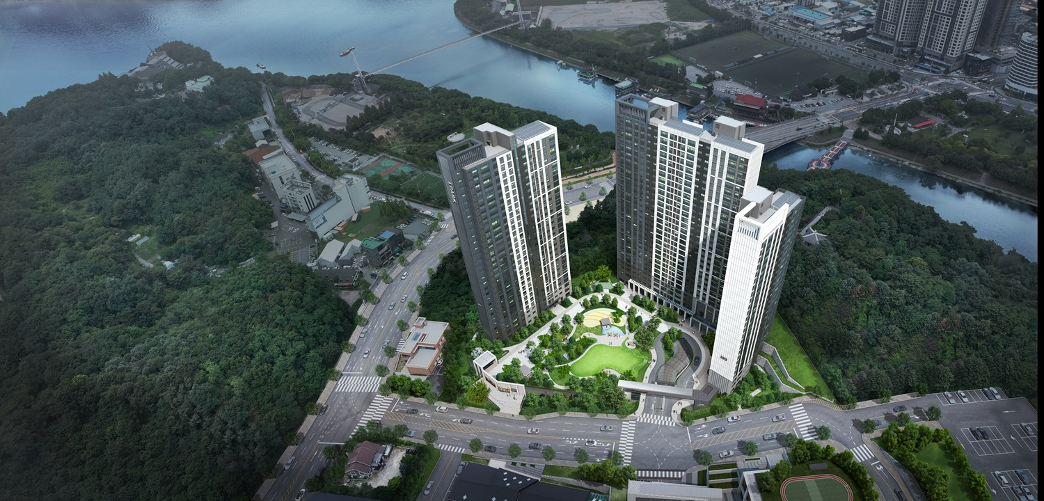 춘천 레이크시티 2차 아이파크 조감도.(사진=HDC현대산업개발)