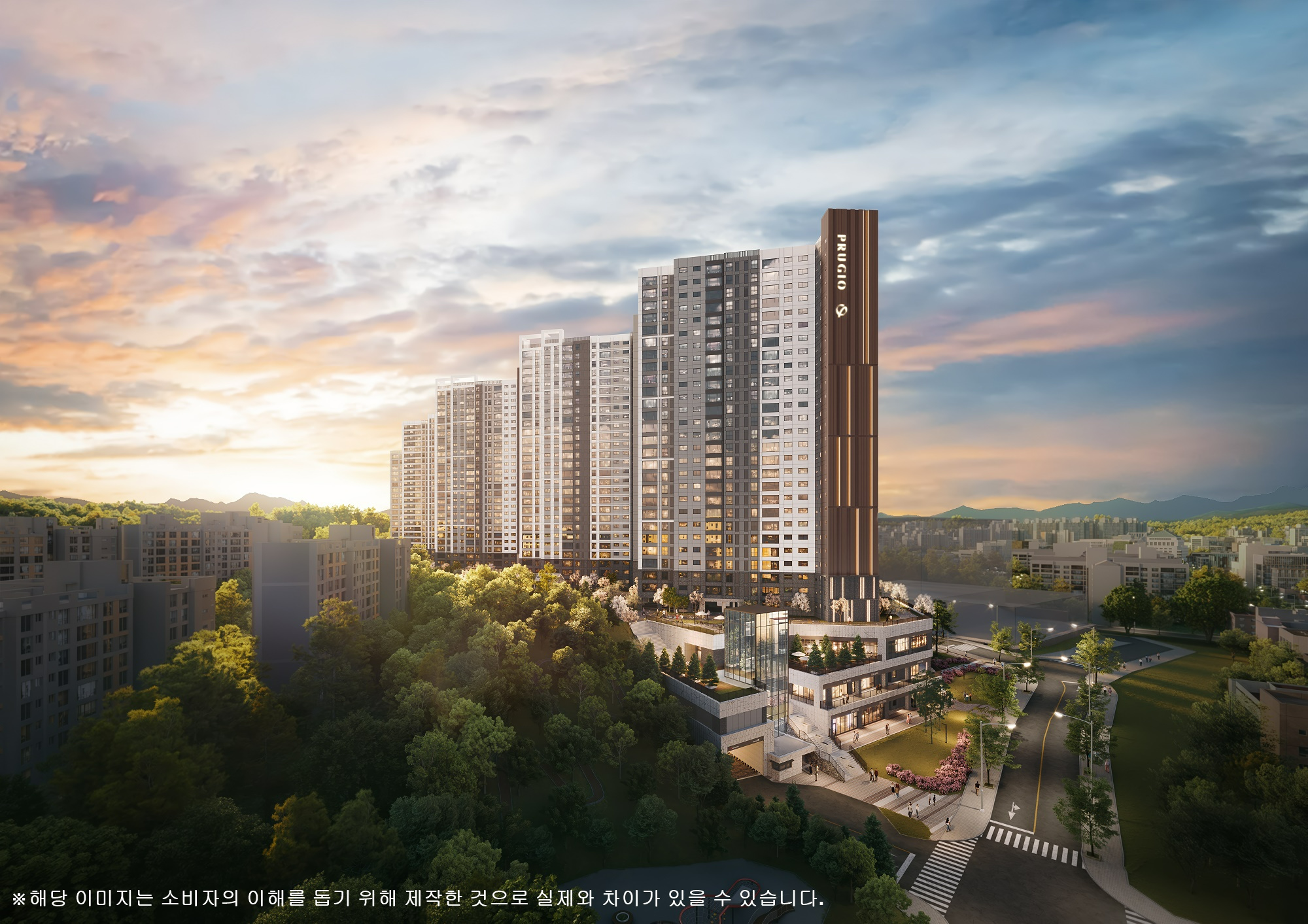 탑석 푸르지오 파크7 투시도.(사진=대우건설)