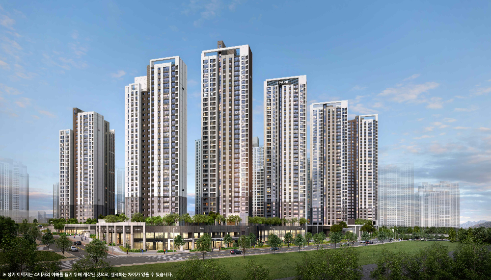 천안 아이파크 시티 2단지 투시도.(사진=HDC현대산업개발)