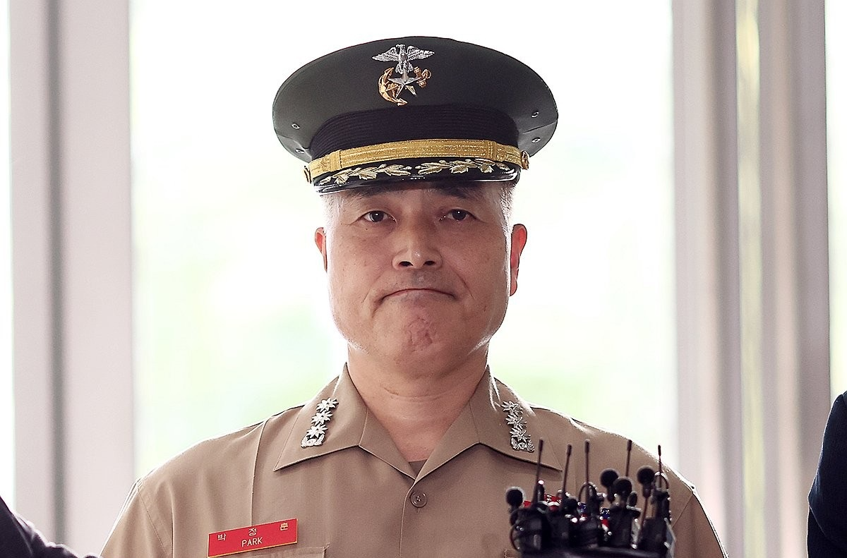 박정훈 수사단장, 순직해병특검 출석(사진=연합뉴스)