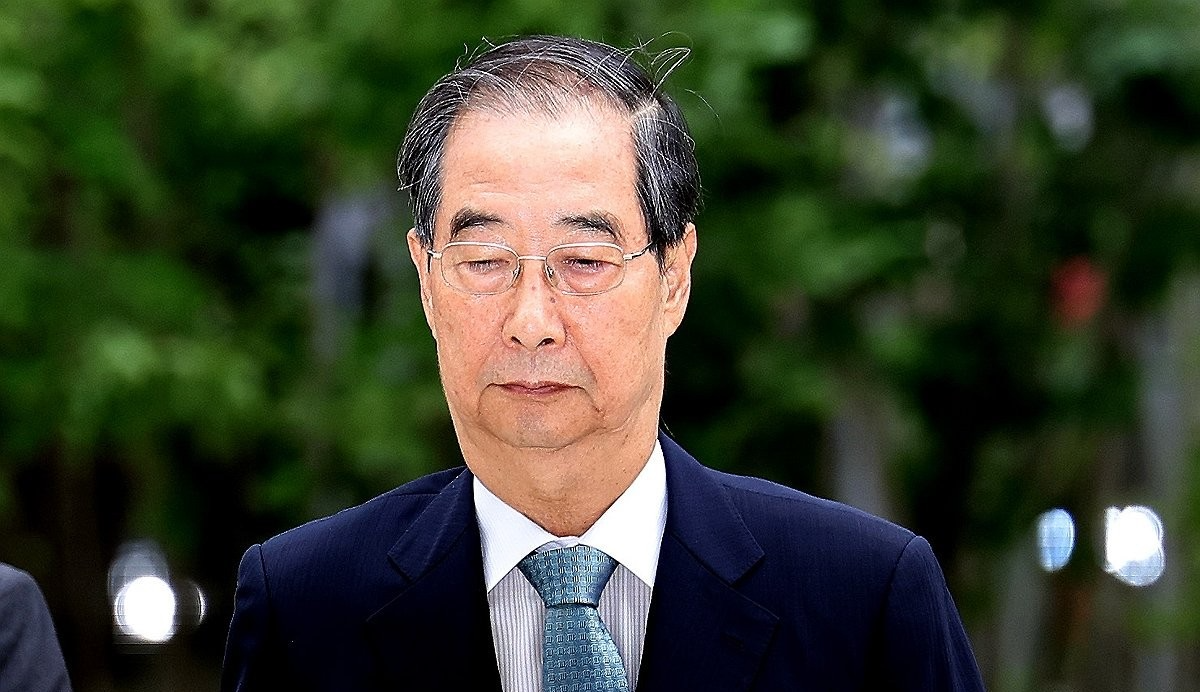 한덕수 전 총리, 김건희 특검 참고인 출석(사진=연합뉴스)