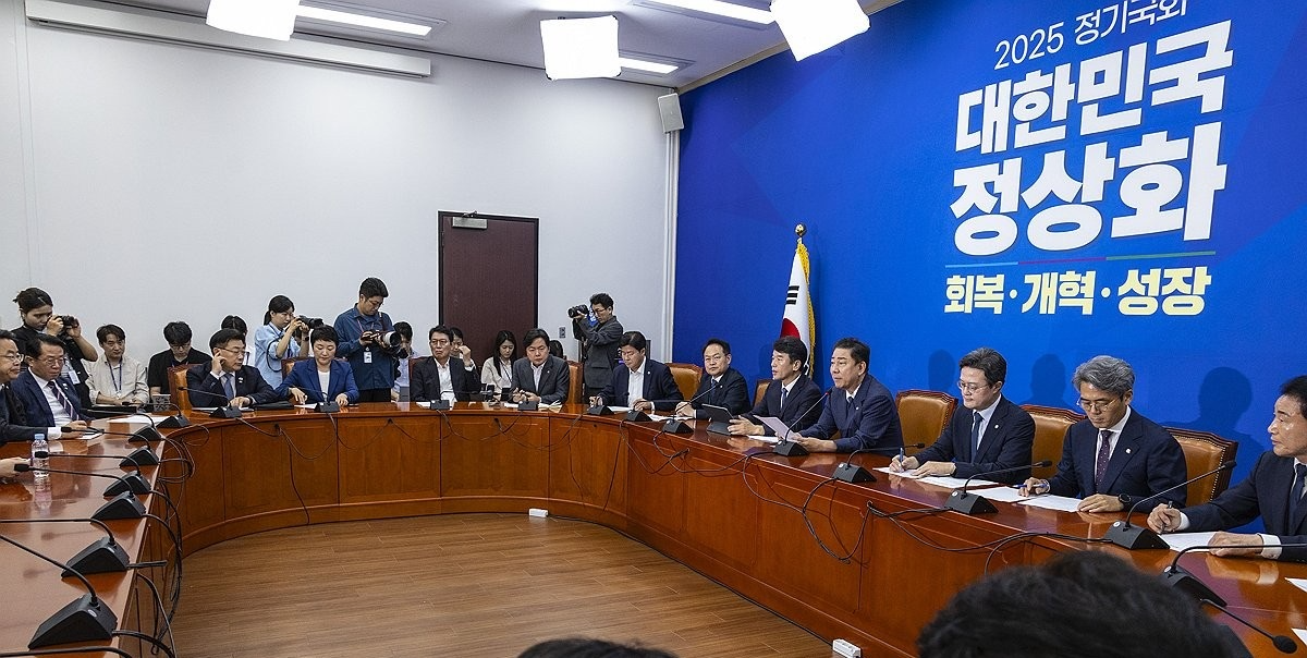 민주당 원내대책회의(사진=연합뉴스)