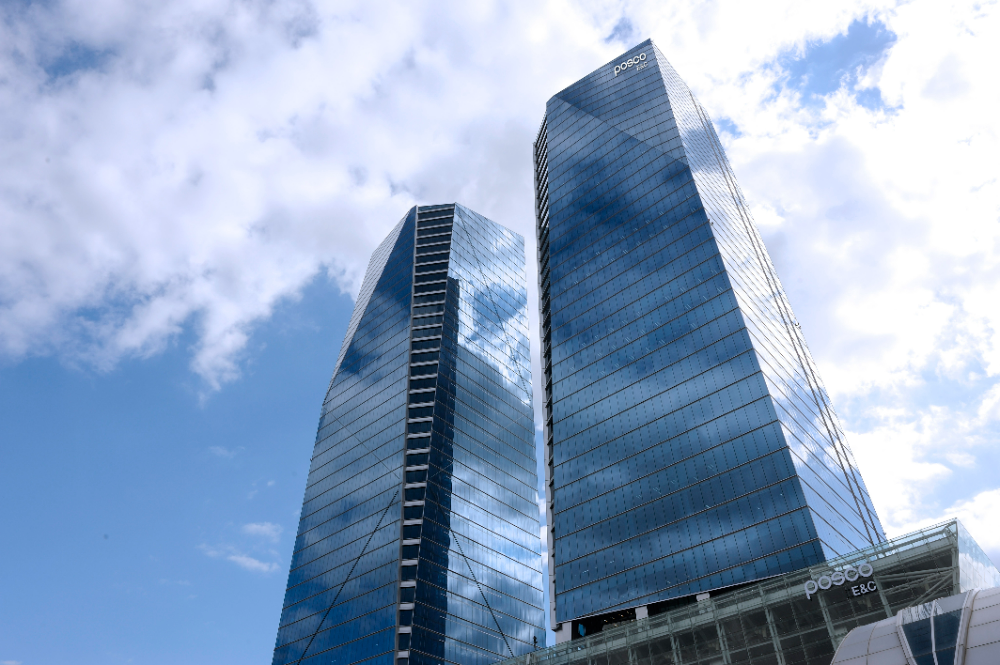 포스코이앤씨 송도 사옥.