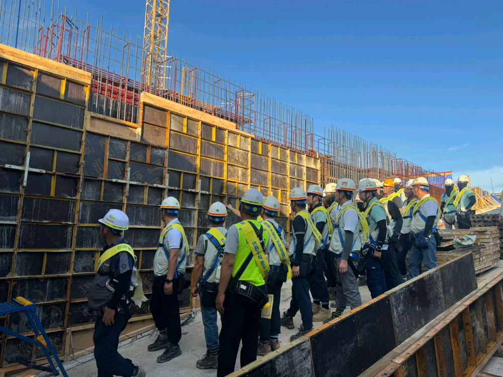 지난 4일 진행된 부영그룹 안전 점검 현장.(사진=부영그룹)