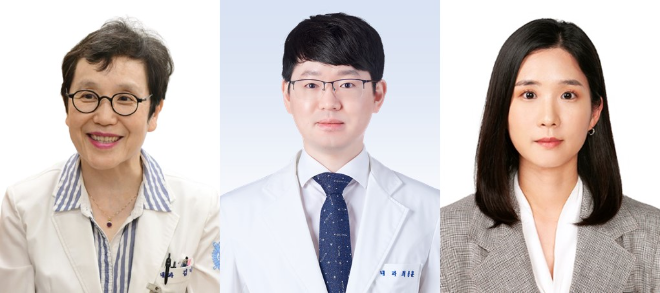 (왼쪽부터) 분당서울대병원 소화기내과 김나영 교수, 최용훈 교수, 국립암센터 장지은 박사. 사진=분당서울대병원