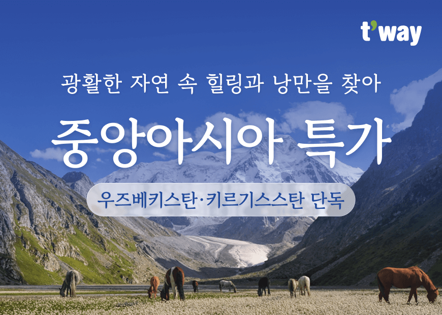 티웨이항공, 인천-타슈켄트·비슈케크 특가 프로모션 실시