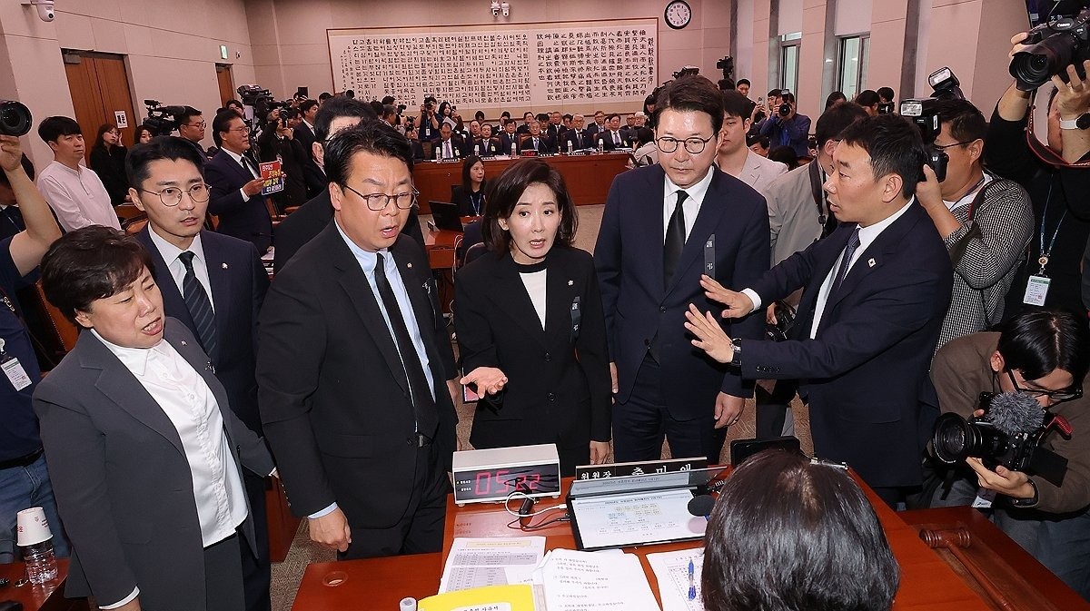 법사위 국정감사서 설전 벌이는 여야 의원들(사진=연합뉴스)