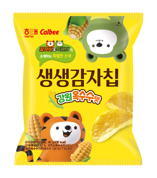 롯데마트, 강원특별자치도와 협업하여 해태 생생감자칩 출시