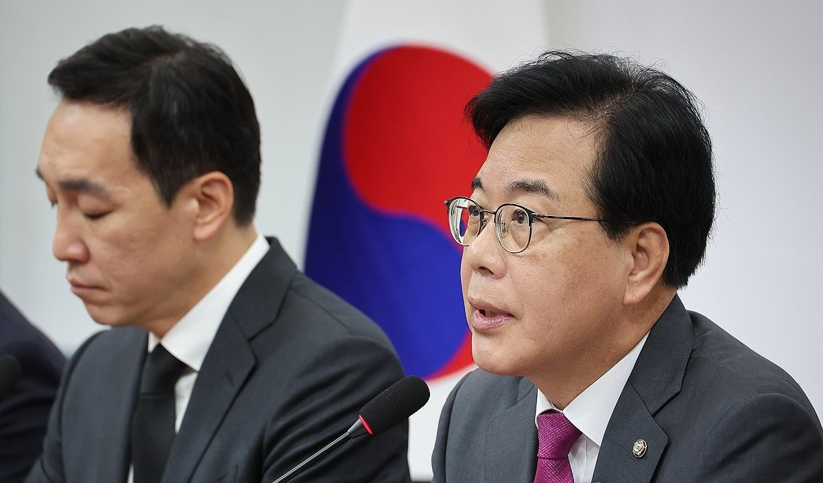 최고위원회의서 발언하는 송언석 원내대표(사진=연합뉴스)