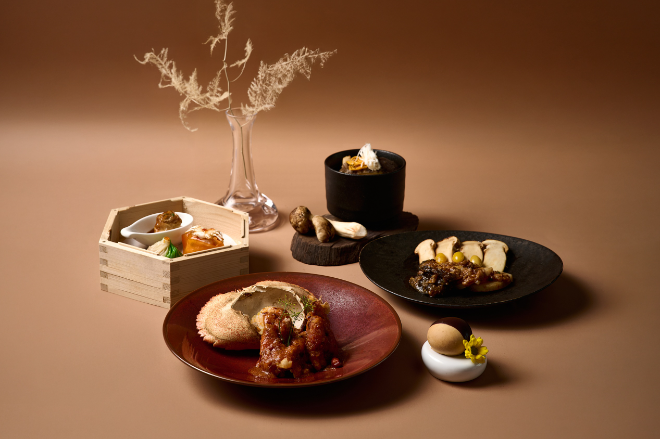롯데호텔 월드 도림 더 칸톤 테이블, 사계 가을 코스.(사진=롯데호텔 월드)
