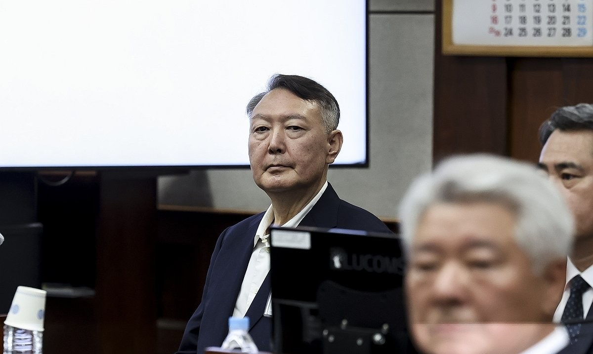 법정 출석한 윤석열(사진=연합뉴스)