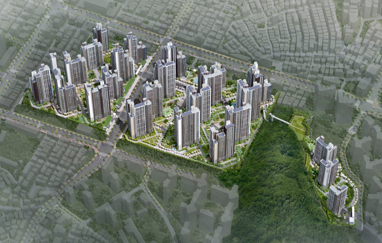 힐스테이트 광명11(가칭) 조감도.(사진=현대건설)