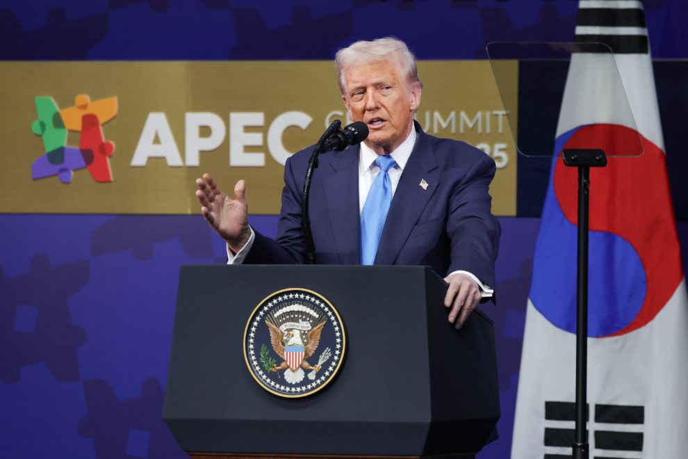 APEC CEO 서밋, 연설하는 트럼프 미국 대통령(사진=연합뉴스)
