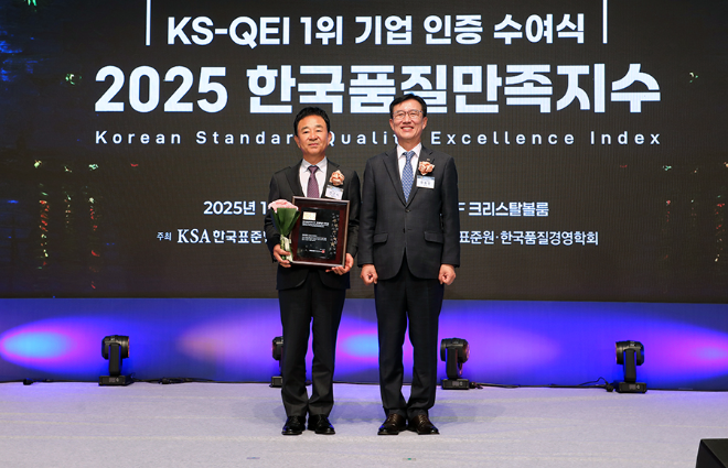 한일시멘트 전근식 사장, KS-QEI 3개 부문 1위·품질유공 CEO상 수상