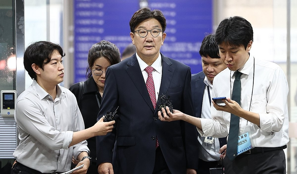 영장실질심사 마친 권성동 의원(사진=연합뉴스)