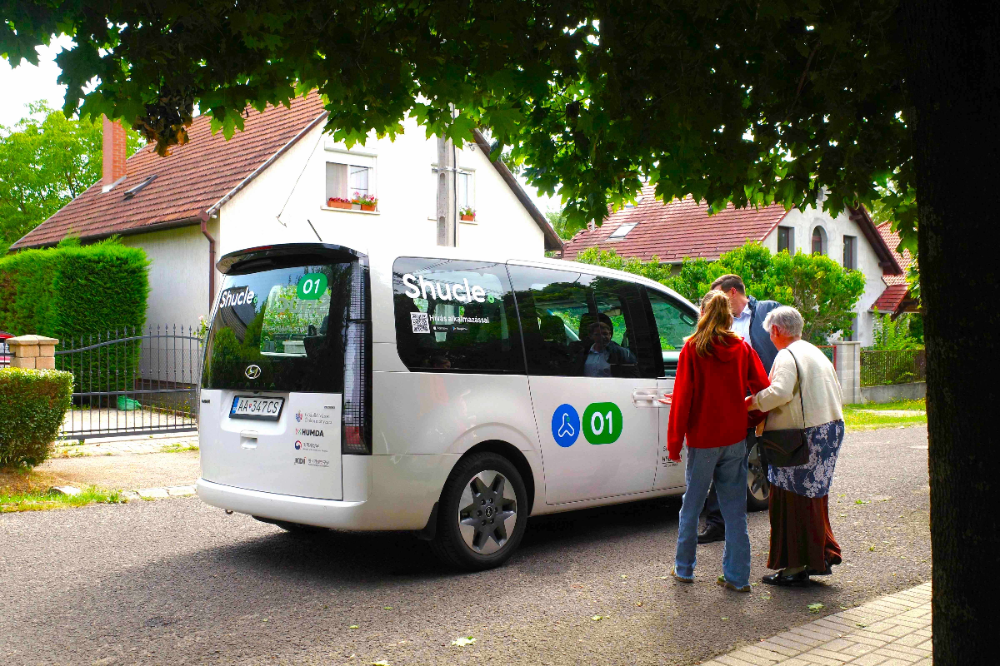 셔클 헝가리 수요응답교통 서비스 시범사업.(사진=현대자동차)