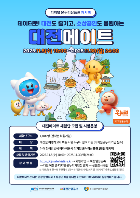 소상공인시장진흥공단, ‘대전메이트’ 시범운영 참여