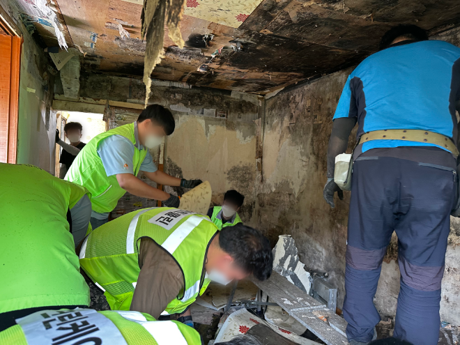 SH공사, 동대문구 취약 가구 대상 집수리 봉사 진행