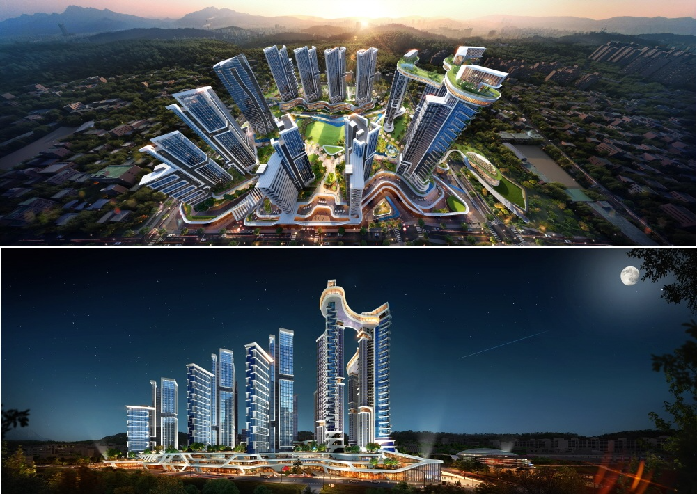 현대사업단이 미아9-2구역에 제안한 혁신설계안 조감도.(사진=현대건설)