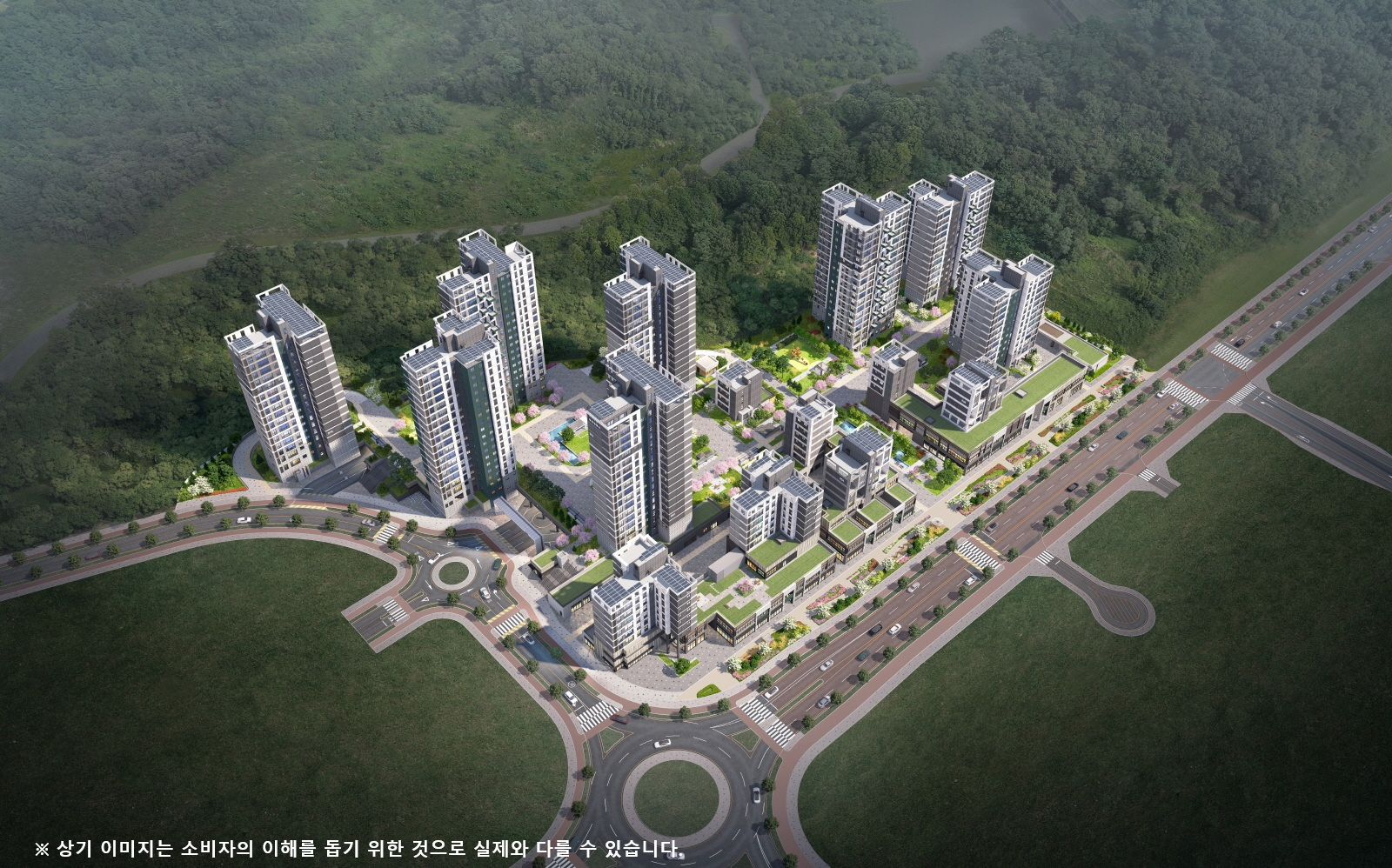 엘리프 세종 스마트시티 조감도.(사진=계룡건설)