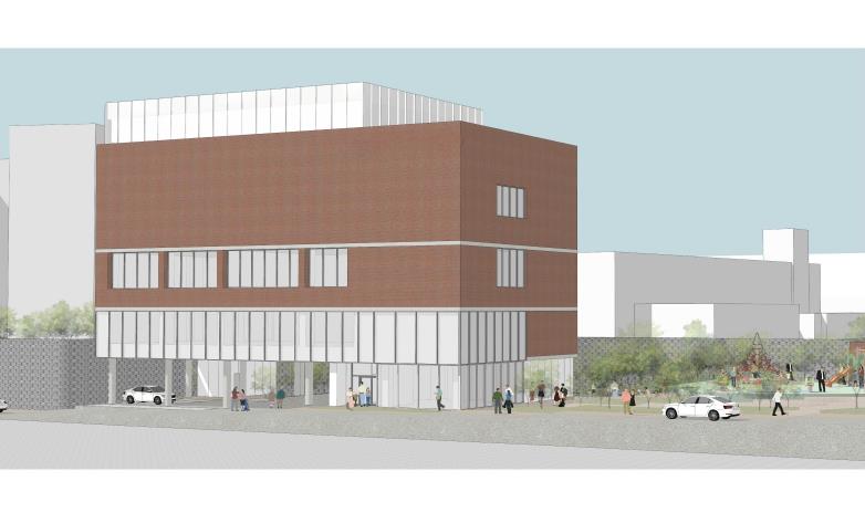 대방초 옆 학교복합시설 건축기획도