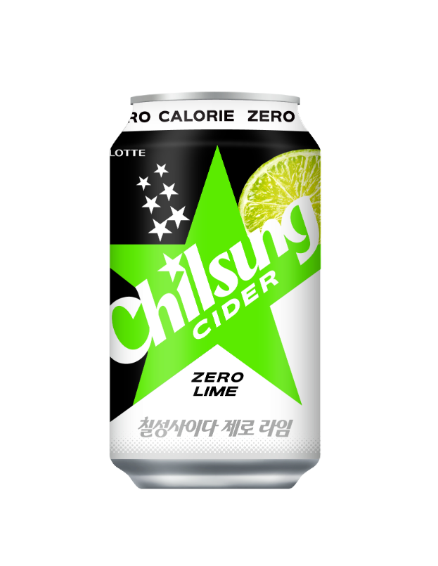 롯데칠성음료, 제로 칼로리 탄산음료 ‘칠성사이다 제로 라임’ 출시