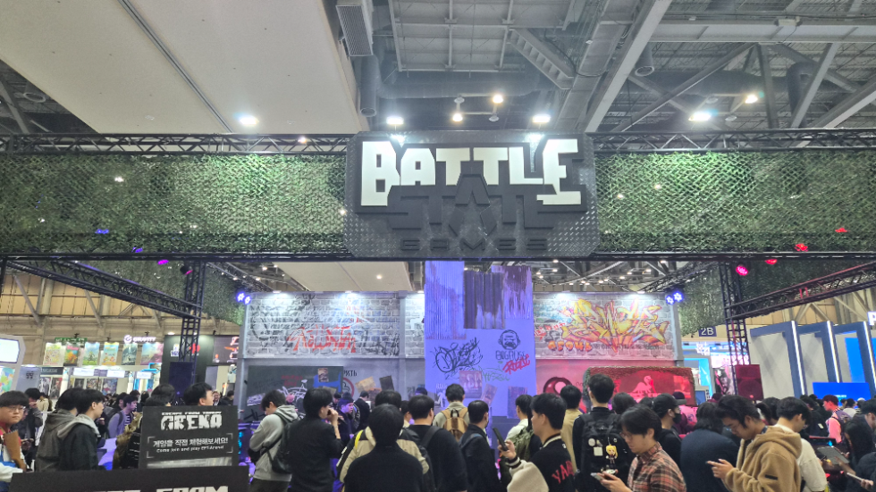 지스타 2025 내 BSG게임즈 부스 전경. 사진=로이슈