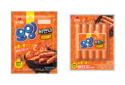 롯데웰푸드, 해물 풍미 신제품 ‘롯데햄 X 오잉’ 출시