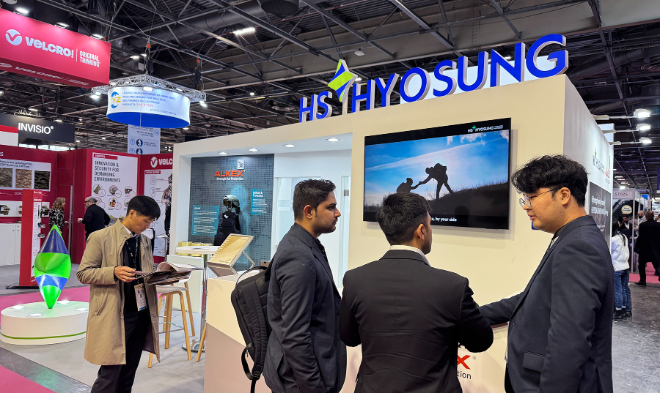 HS효성첨단소재, ‘밀리폴 파리 2025’서 K-방산 아라미드 선봬