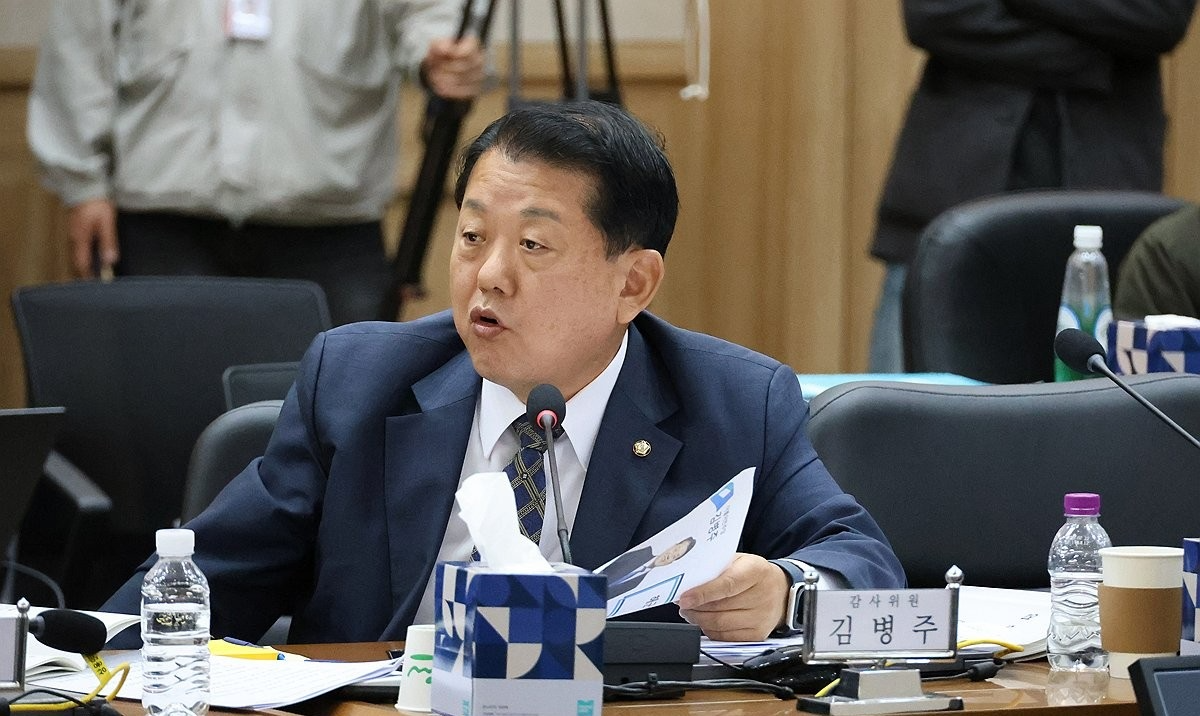 질의하는 김병주 의원(사진=연합뉴스)