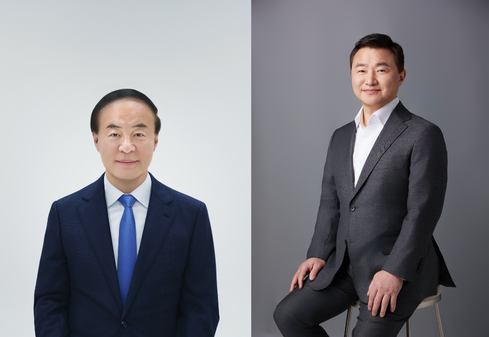 삼성전자 전영현 부회장(왼쪽)과 노태문 사장(오른쪽). 사진=삼성전자