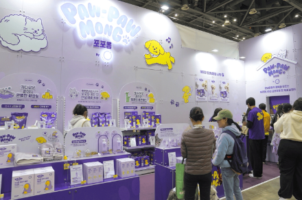 깨끗한나라 포포몽, '2025 메가주'서 신제품 공개