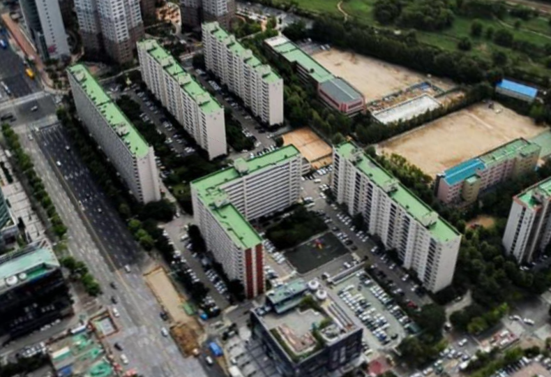 여의도미성 아파트 전경.