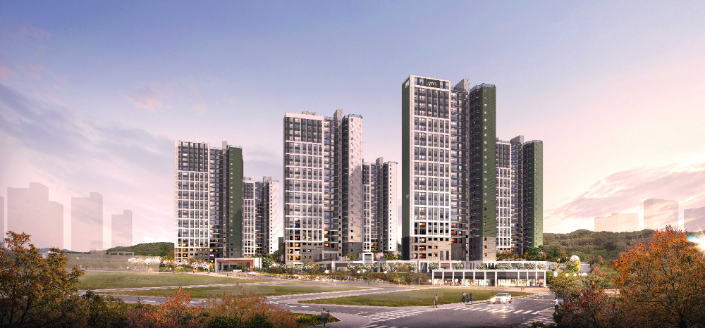 화성 남양뉴타운 우미린 에듀하이 투시도.(사진=우미건설)