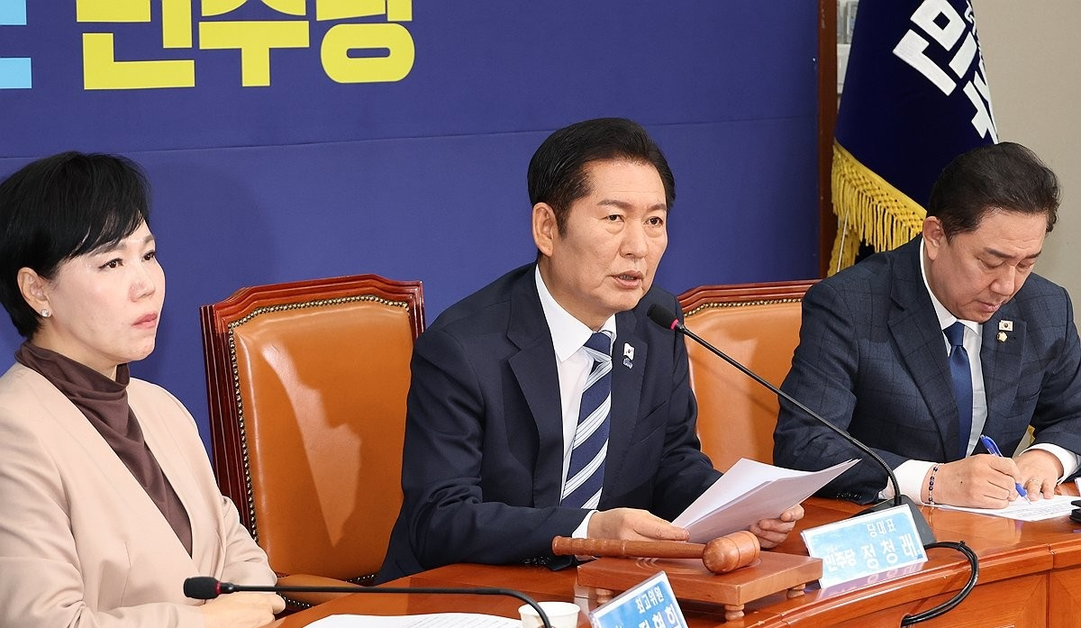 발언하는 정청래 대표(사진=연합뉴스)