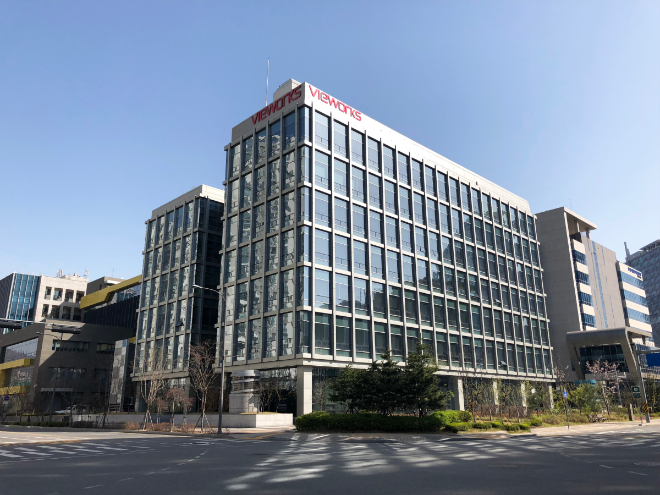 뷰웍스 평촌 사옥 전경.(사진=뷰웍스)