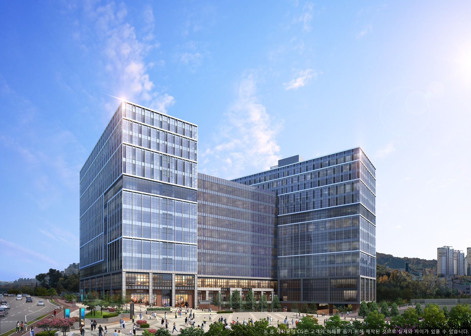 현대 테라타워 세마역 투시도.(사진=현대엔지니어링)