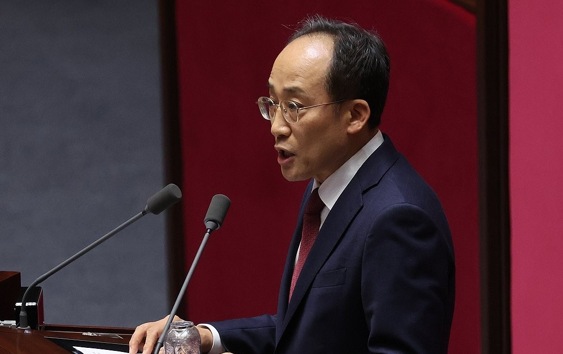 신상발언 하는 추경호 의원(사진=연합뉴스)