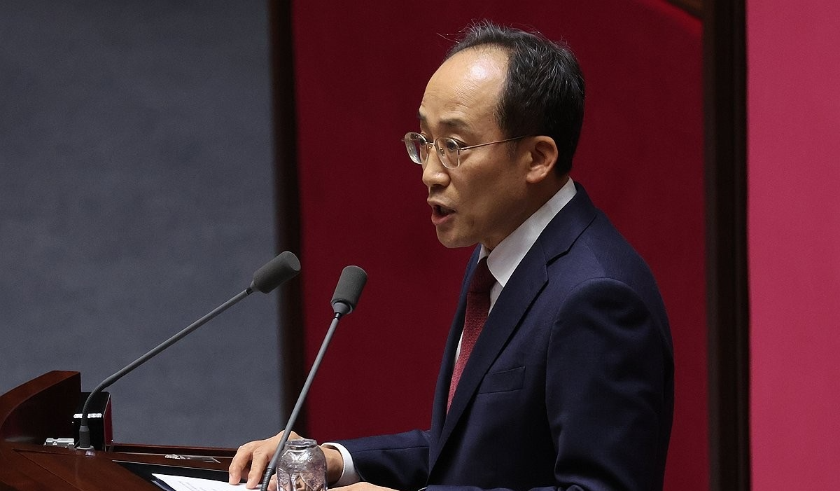 신상발언 하는 추경호 의원(사진=연합뉴스)